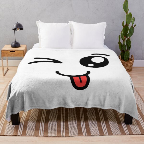 Item preview, Cute kawaii winky tongue out face designed and sold by BlushyPrint.