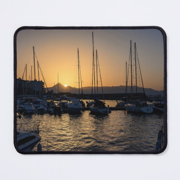 Item preview, Heraklion Harbour Sunset designed and sold by Kasia Design.