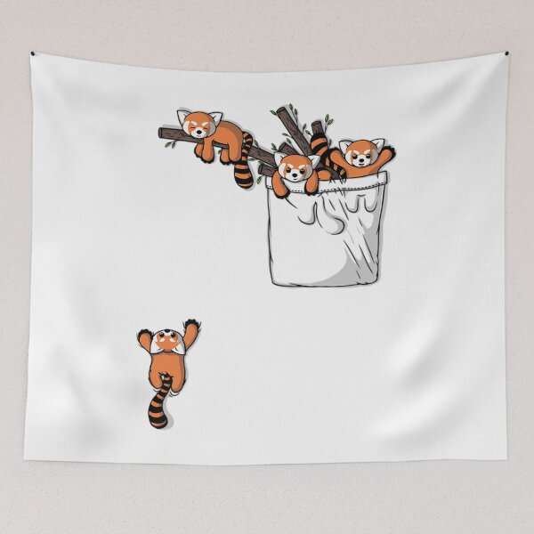 Item preview, Pocket Red Panda Bears  	 designed and sold by jsfwtjysd53.