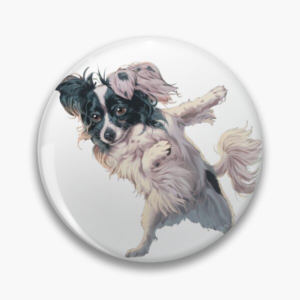 Item preview, Maeby the Papillon Dog Dabbing - Anime version designed and sold by Maeby's Bazaar.