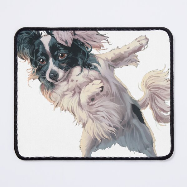 Item preview, Maeby the Papillon Dog Dabbing - Anime version designed and sold by Maeby's Bazaar.