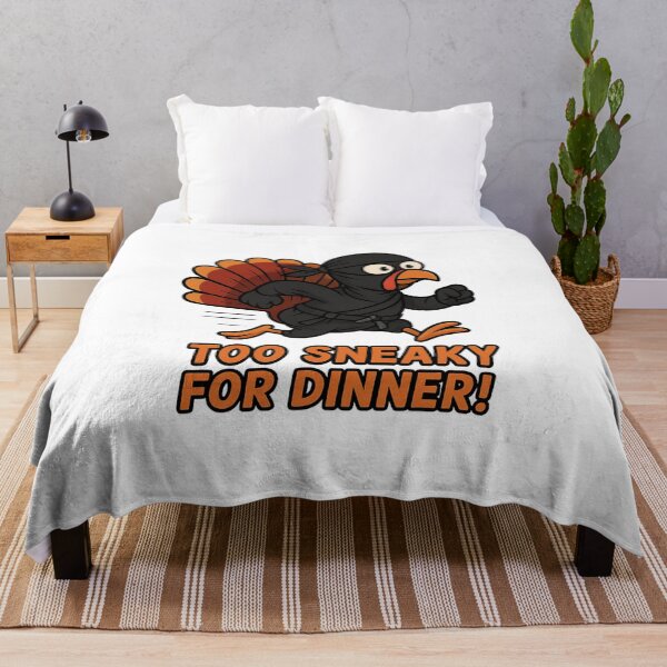 Item preview, Ninja Turkey Escape – Funny Thanksgiving Dinner T-Shirt designed and sold by Trendora Studio.