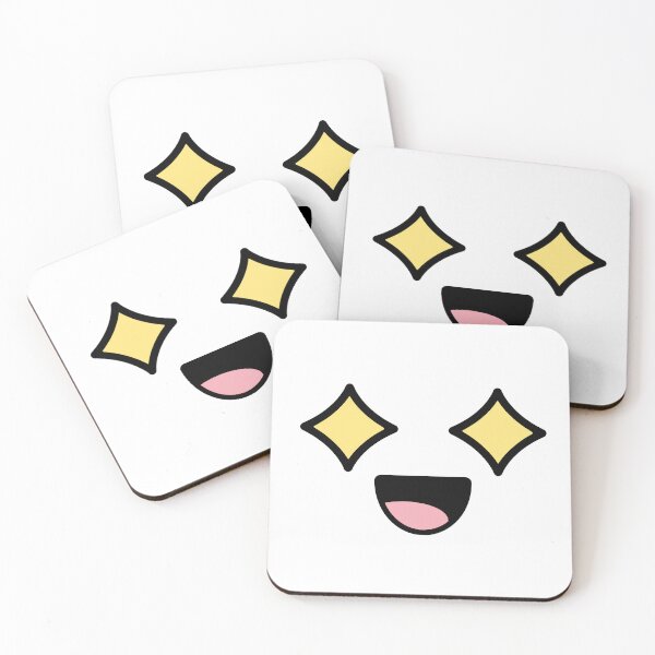 Item preview, Cute kawaii shiny eyes face designed and sold by BlushyPrint.