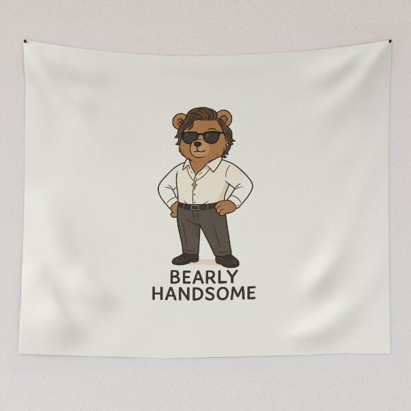 Item preview, Stylish bear gentleman in sunglasses, confident and handsome. designed and sold by Darklibra.