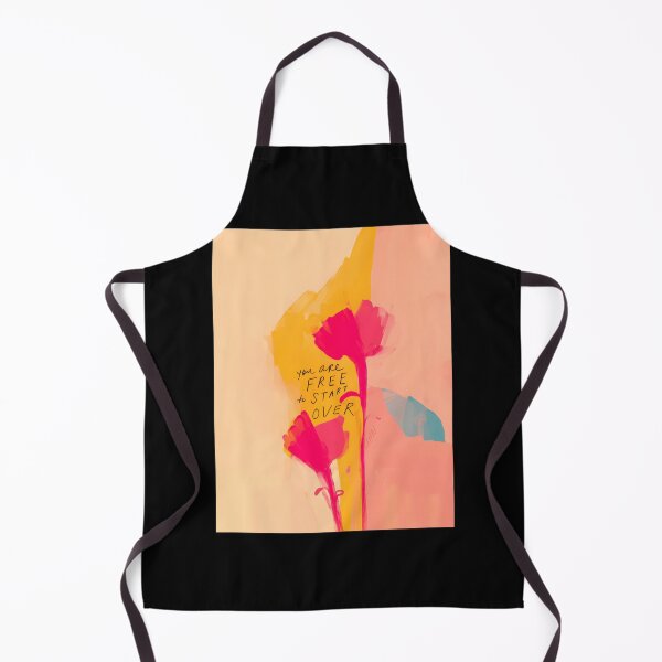 Item preview, You Are Free To Start Over - Inspirational Quote And Abstract Floral Art By Morgan Harper Nichols Cl designed and sold by wewdbbcl36.