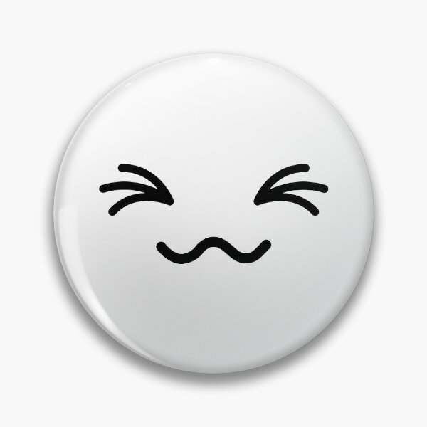 Item preview, Cute kawaii excited wavy mouth face designed and sold by BlushyPrint.