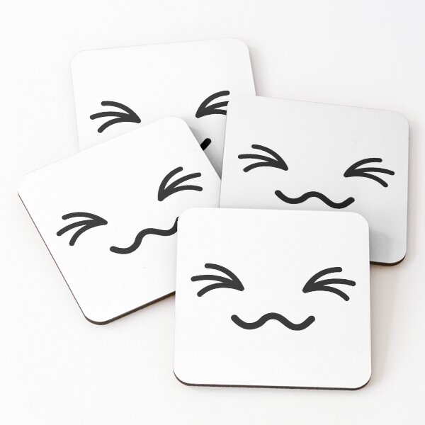 Item preview, Cute kawaii excited wavy mouth face designed and sold by BlushyPrint.