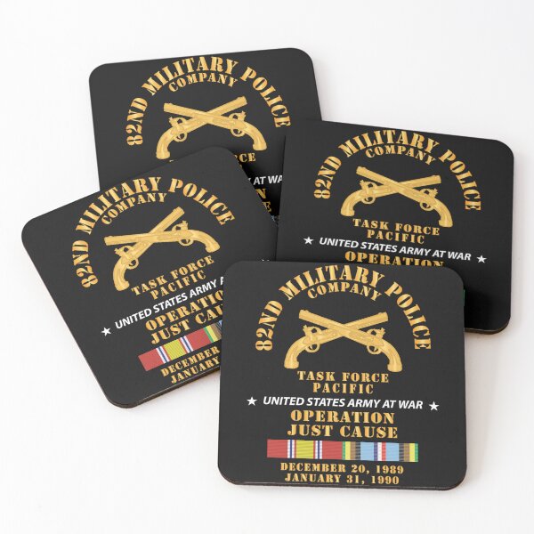 Item preview, Army - 82nd Military Police Company, Operation Just Cause,Task Force - Pacific w NDSM AFEM X 300 designed and sold by Military Insignia Products.