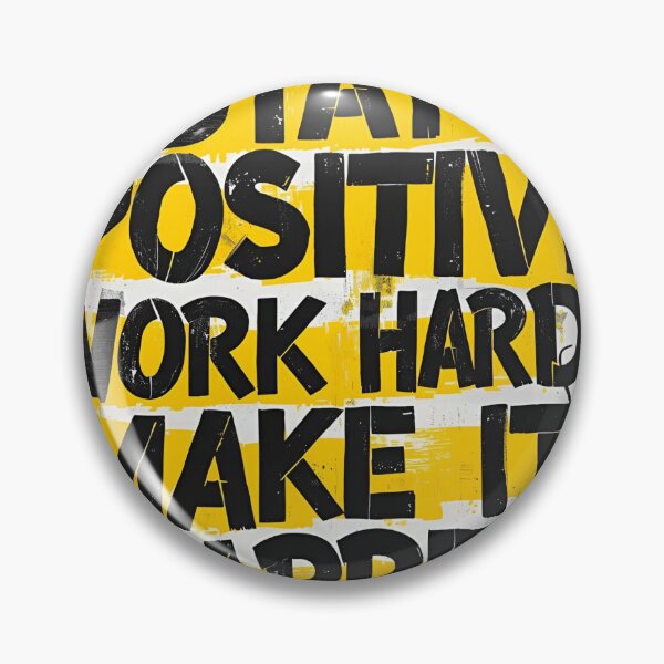 Item preview, Stay Positive Work Hard designed and sold by StylHive.