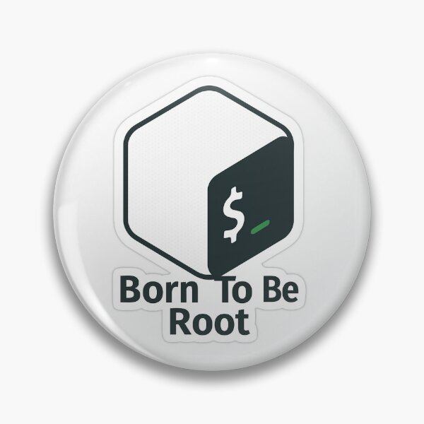 Item preview, Born To Be Root – Bash Sticker designed and sold by Greivins21.
