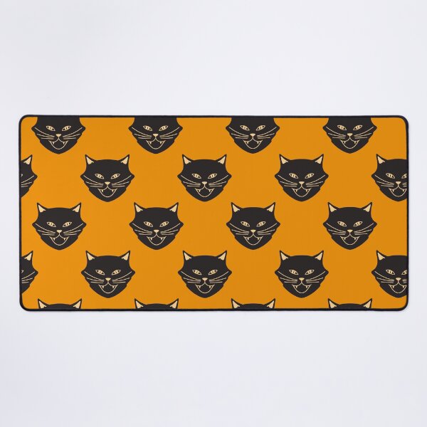 Item preview, Retro Halloween Black Cat pattern designed and sold by trefail.