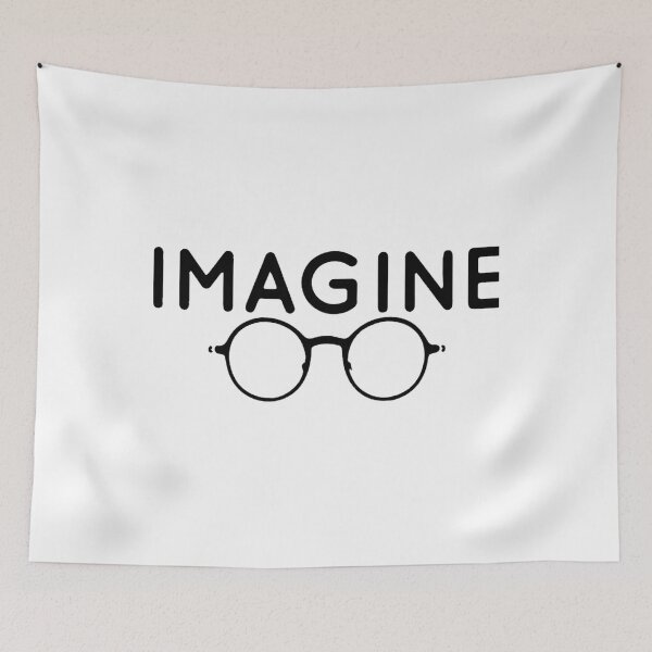 Item preview, Imagine John Lennon Quote 	 	 designed and sold by aldvnvwzkp99.