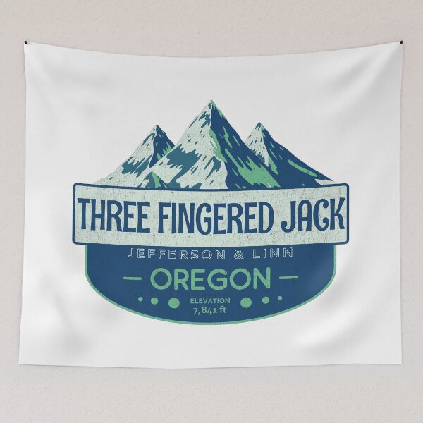 Item preview, Three Fingered Jack, Jefferson & Linn, Oregon, Mountain Design designed and sold by Wanderful-roads.