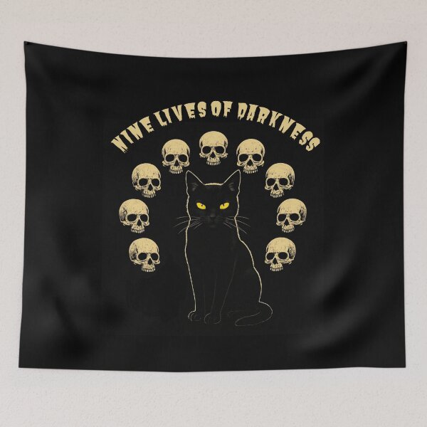 Item preview, nine lives of darkness - halloween  designed and sold by ShellyCraft.