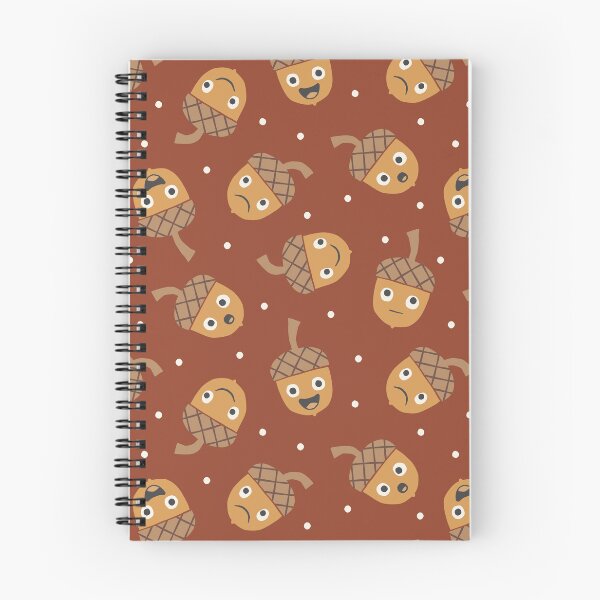 Item preview, Fun Cute Acorns - Fall - rust designed and sold by littlearrow.
