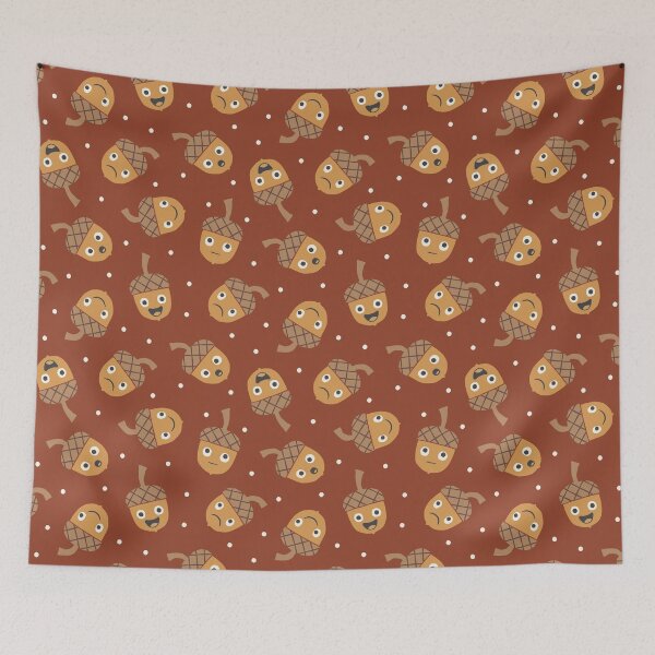 Item preview, Fun Cute Acorns - Fall - rust designed and sold by littlearrow.