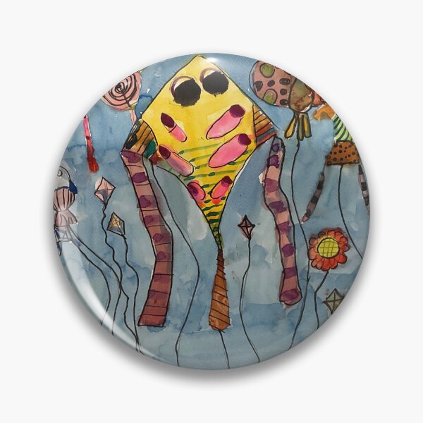 Item preview, Colorful Abstract Kite Fantasy Artwork Kids Art designed and sold by idtecss.