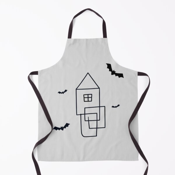 Item preview, Minimal Haunted House with Bats – Cute Spooky Halloween designed and sold by SamartkitDesign.