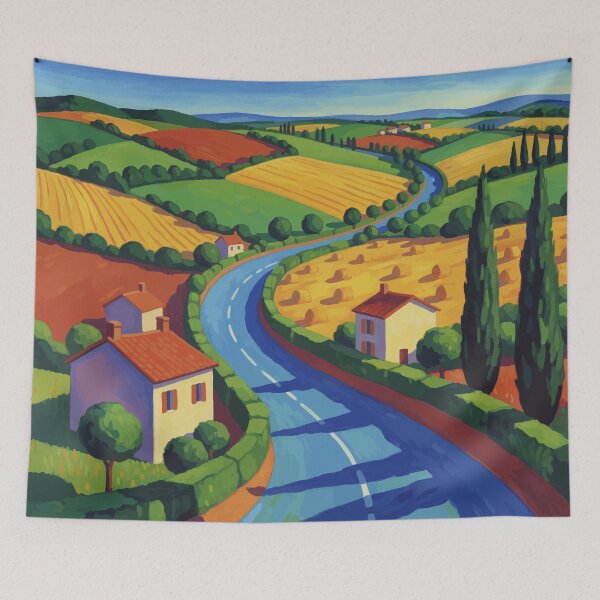 Item preview, Country Landscape  David Hockney designed and sold by Vicky Brago-Mitchell®.