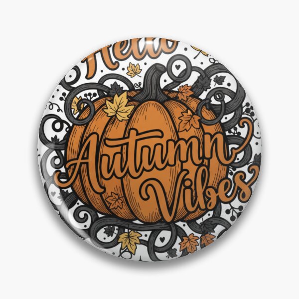 Item preview, Cozy Fall Season Pumpkin & Leaves Graphic designed and sold by designwiss.