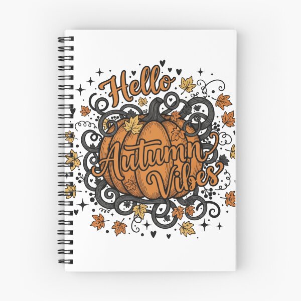 Item preview, Cozy Fall Season Pumpkin & Leaves Graphic designed and sold by designwiss.