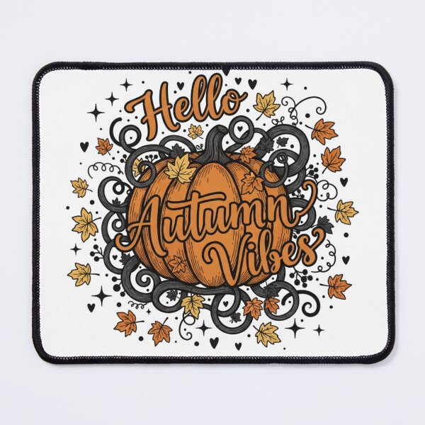 Item preview, Cozy Fall Season Pumpkin & Leaves Graphic designed and sold by designwiss.