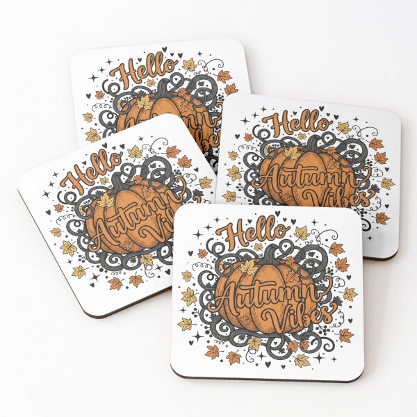 Item preview, Cozy Fall Season Pumpkin & Leaves Graphic designed and sold by designwiss.