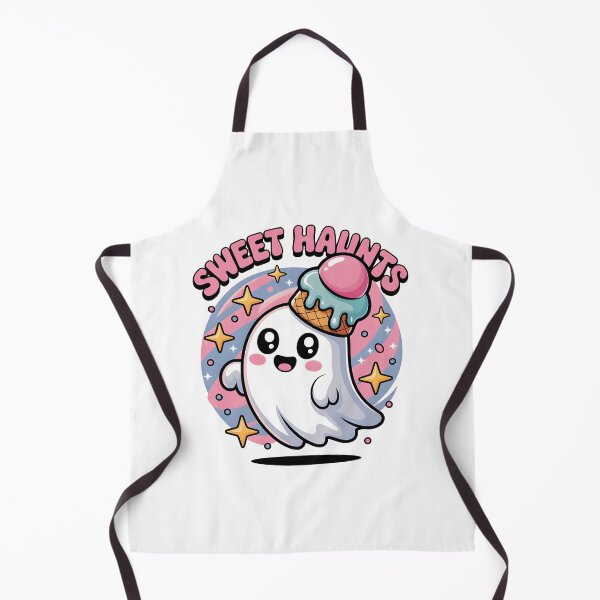 Item preview, Kawaii Ice Cream Ghost T-Shirt | Sweet Haunts Halloween designed and sold by al21ex.