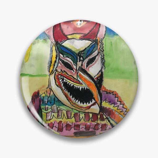 Item preview, Colorful Thai Ghost Mask Festival Kids Painting designed and sold by idtecss.