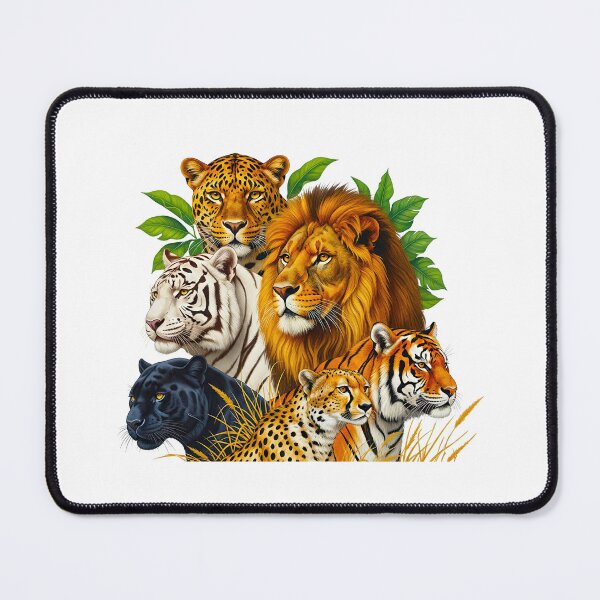 Item preview, Wild Big Cat Family Portrait designed and sold by TeeARTHY.