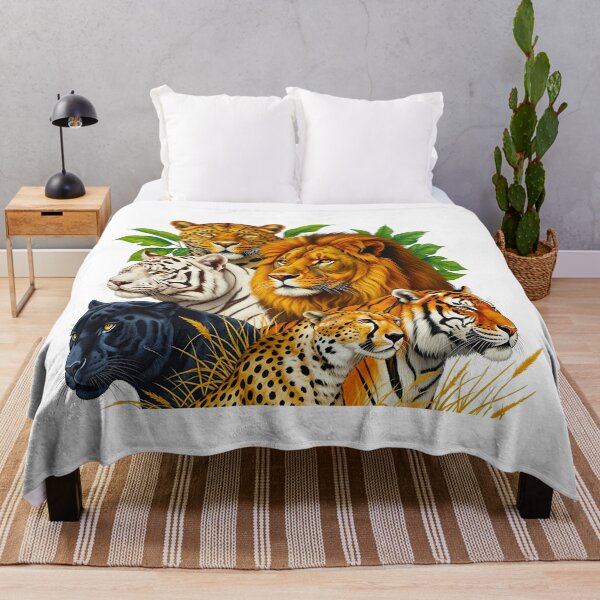 Item preview, Wild Big Cat Family Portrait designed and sold by TeeARTHY.