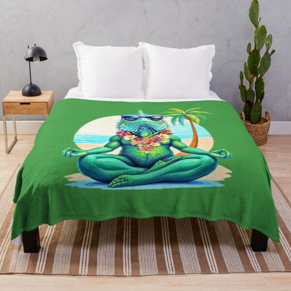 Item preview, Tropical Yoga Lizard designed and sold by VibrArtco.