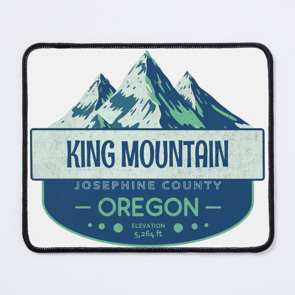 Item preview, King Mountain, Josephine County, Oregon, Mountain Design designed and sold by Wanderful-roads.