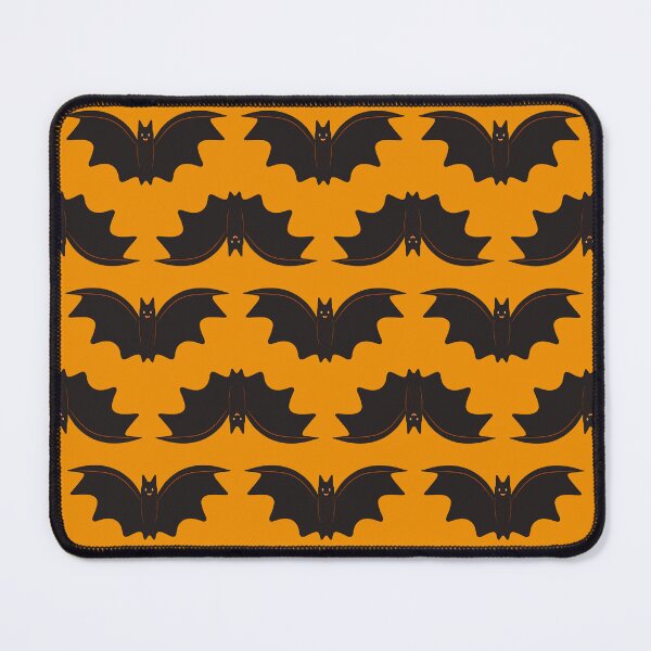 Item preview, Retro Halloween Black Bats pattern designed and sold by trefail.