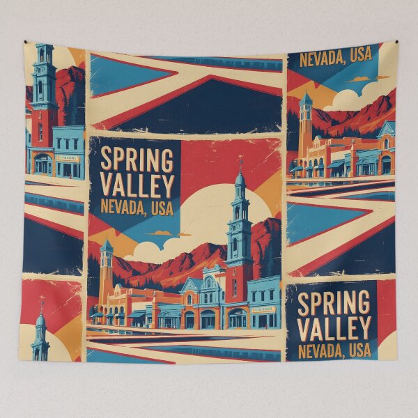 Item preview, Spring Valley Nevada 1950s USA Vintage Travel Tourism designed and sold by TravelersGems.