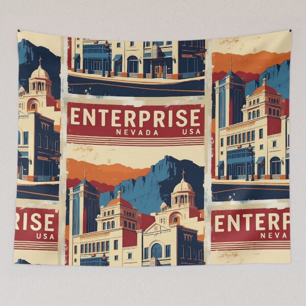 Item preview, Enterprise Nevada 1950s USA Vintage Travel Tourism designed and sold by TravelersGems.