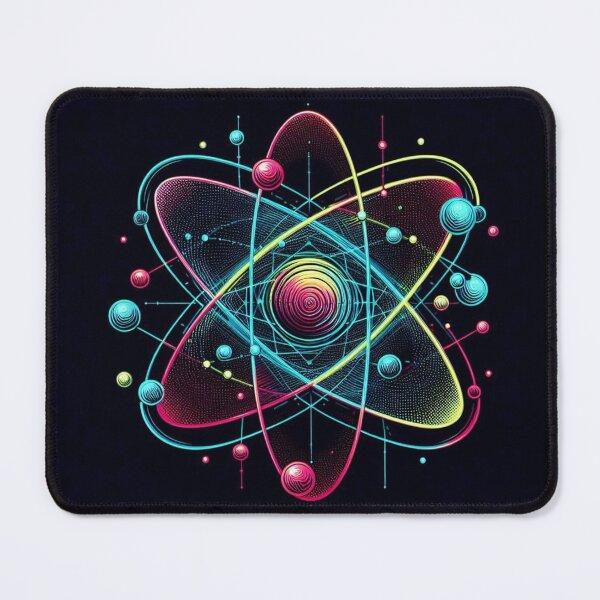 Item preview, colorful atom  designed and sold by Dogandesighn.