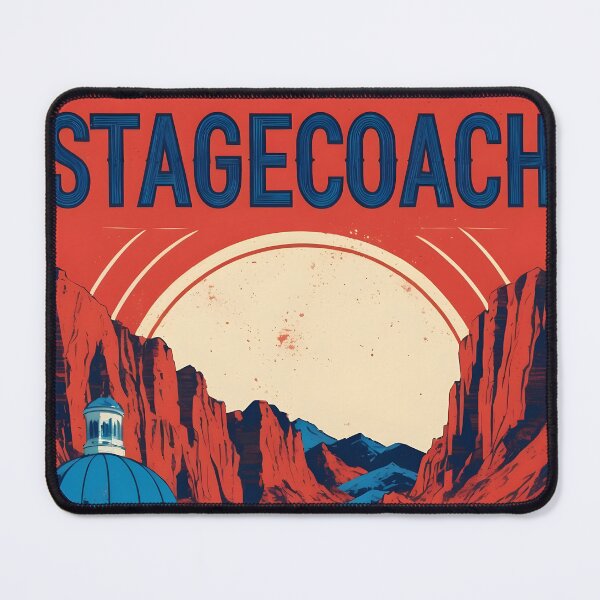 Item preview, Stagecoach Nevada 1950s USA Vintage Travel Tourism designed and sold by TravelersGems.