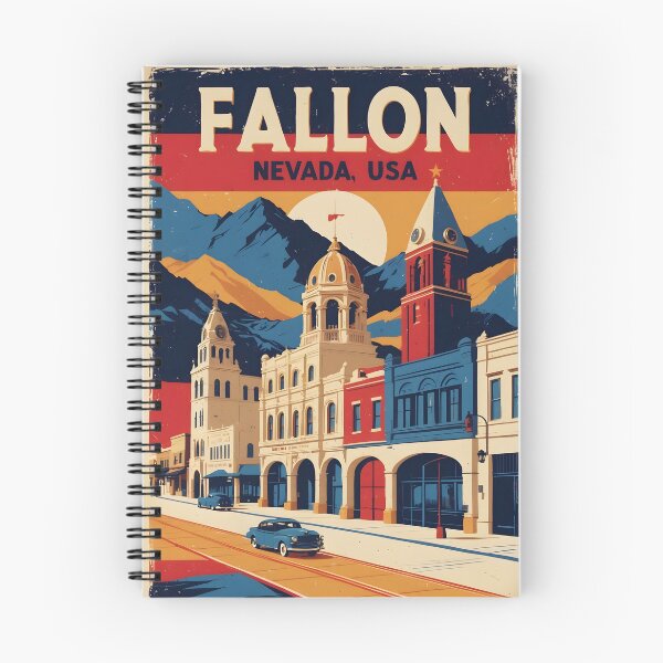 Item preview, Fallon Nevada 1950s USA Vintage Travel Tourism designed and sold by TravelersGems.