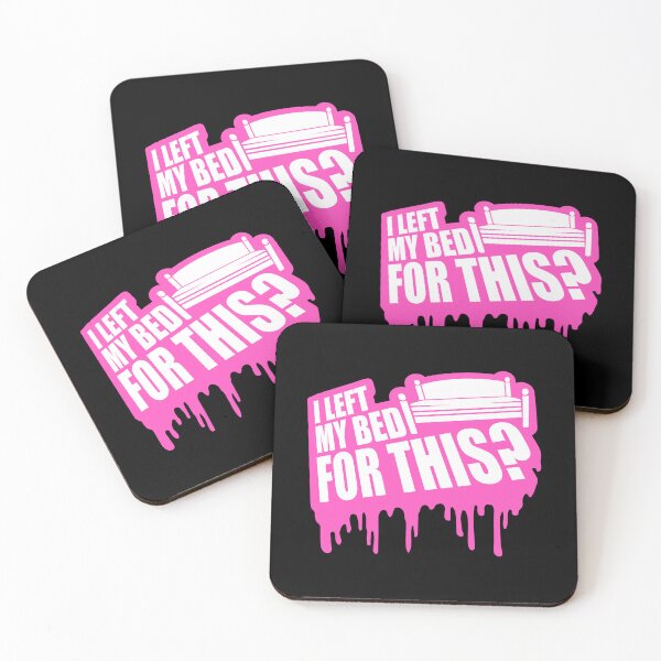 Item preview, I Left My Bed For This? Graffiti Drops Sarcasm designed and sold by shirt-o-mat.
