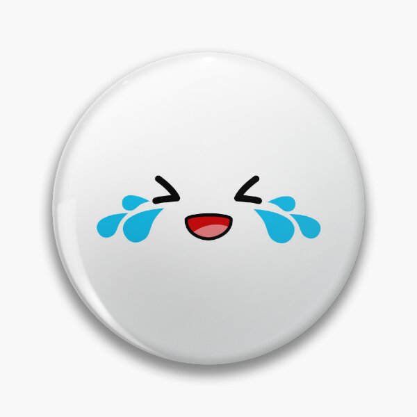 Item preview, Cute kawaii crying of laughter face designed and sold by BlushyPrint.