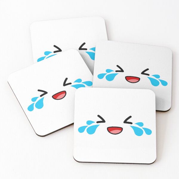 Item preview, Cute kawaii crying of laughter face designed and sold by BlushyPrint.