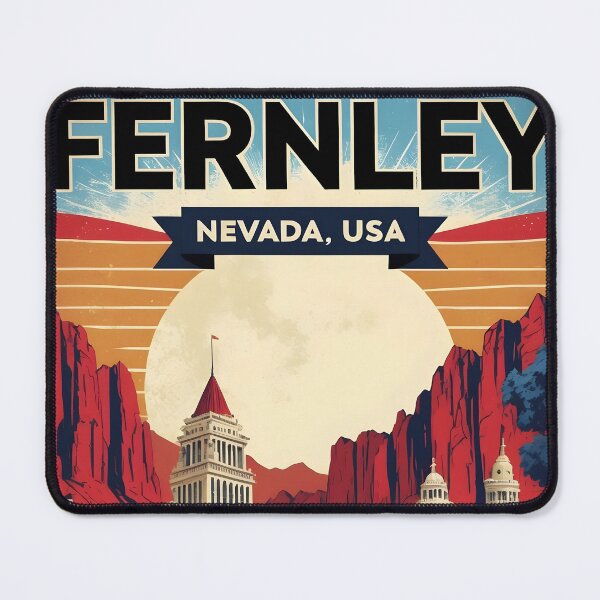 Item preview, Fernley Nevada 1950s USA Vintage Travel Tourism designed and sold by TravelersGems.