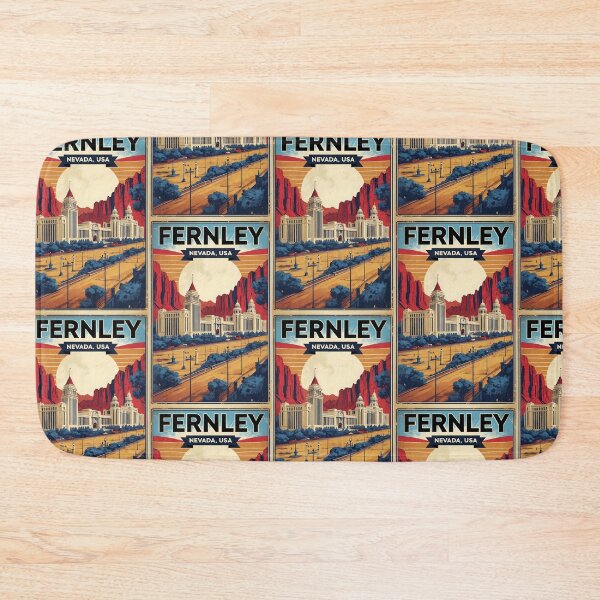 Item preview, Fernley Nevada 1950s USA Vintage Travel Tourism designed and sold by TravelersGems.