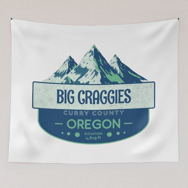 Item preview, Big Craggies, Curry County, Oregon, Mountain Design designed and sold by Wanderful-roads.