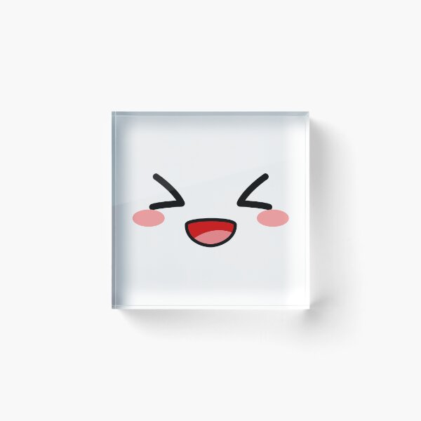 Item preview, Cute kawaii blushing excited face designed and sold by BlushyPrint.