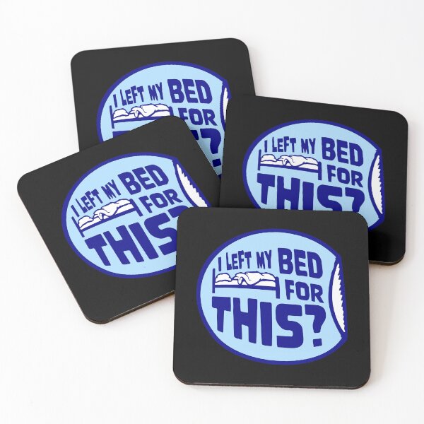 Item preview, I Left My Bed For This? Round Sticker Sarcasm designed and sold by shirt-o-mat.
