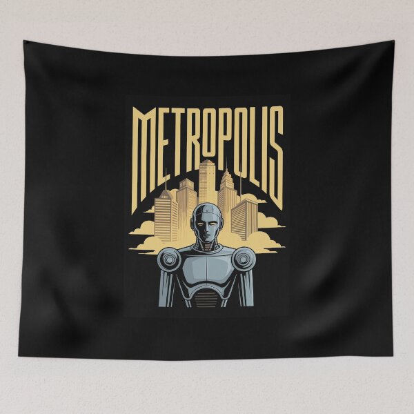 Item preview, Vintage Metropolis 1927 Movie Poster – Fritz Lang Sci-Fi German Expressionist Art designed and sold by paulo silveira.