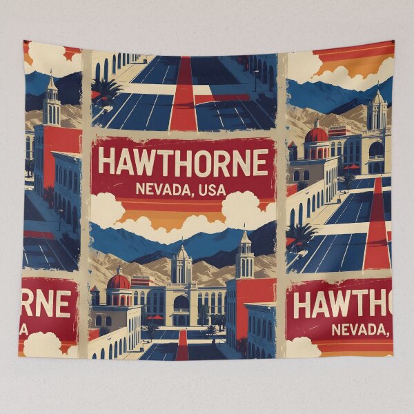 Item preview, Hawthorne Nevada 1950s USA Vintage Travel Tourism designed and sold by TravelersGems.