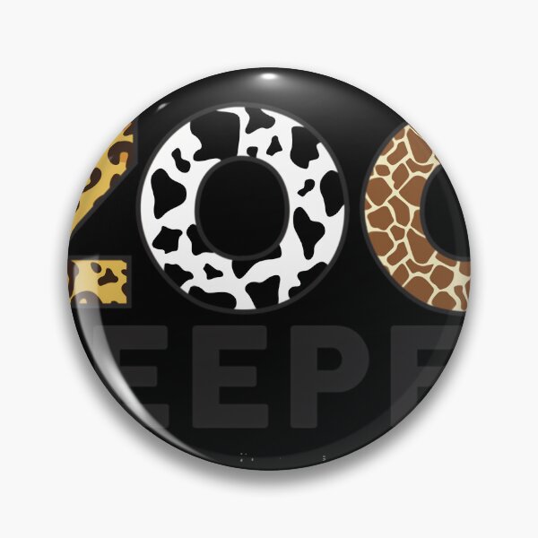 Item preview, Zookeeper African Savanna Animal Print - Giraffe Zebra Cheetah 	 	 designed and sold by mplaqasdn78.